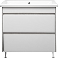 Stella Polare Тумба под раковину Браво 80 слэйт / лакобель белое